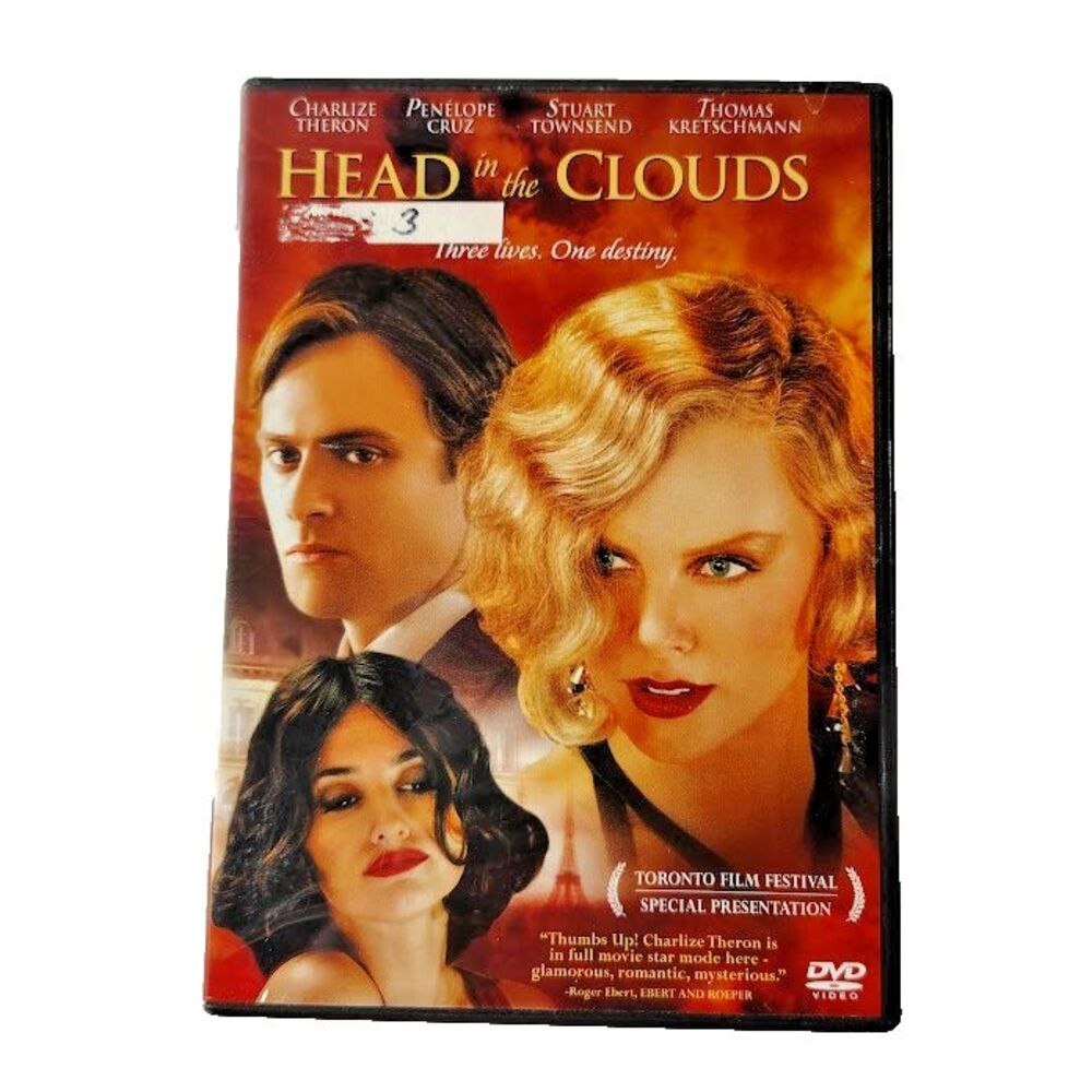 Head in the Clouds Romantic Drama DVD 2004 Movie Charlize Theron R